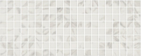 Декор Алькала Белый Мозаичный Глянцевый 200*500 MM7203 (КМР)
